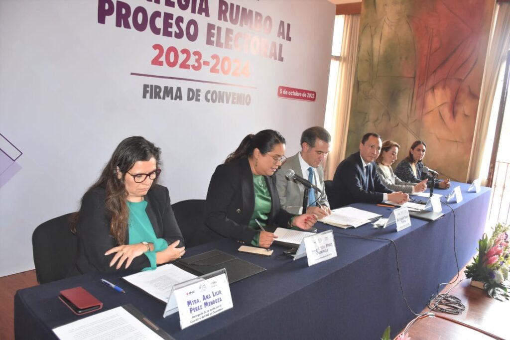 IEEQ E INE Presentan La Estrategia Rumbo Al Proceso Electoral 2023 2024