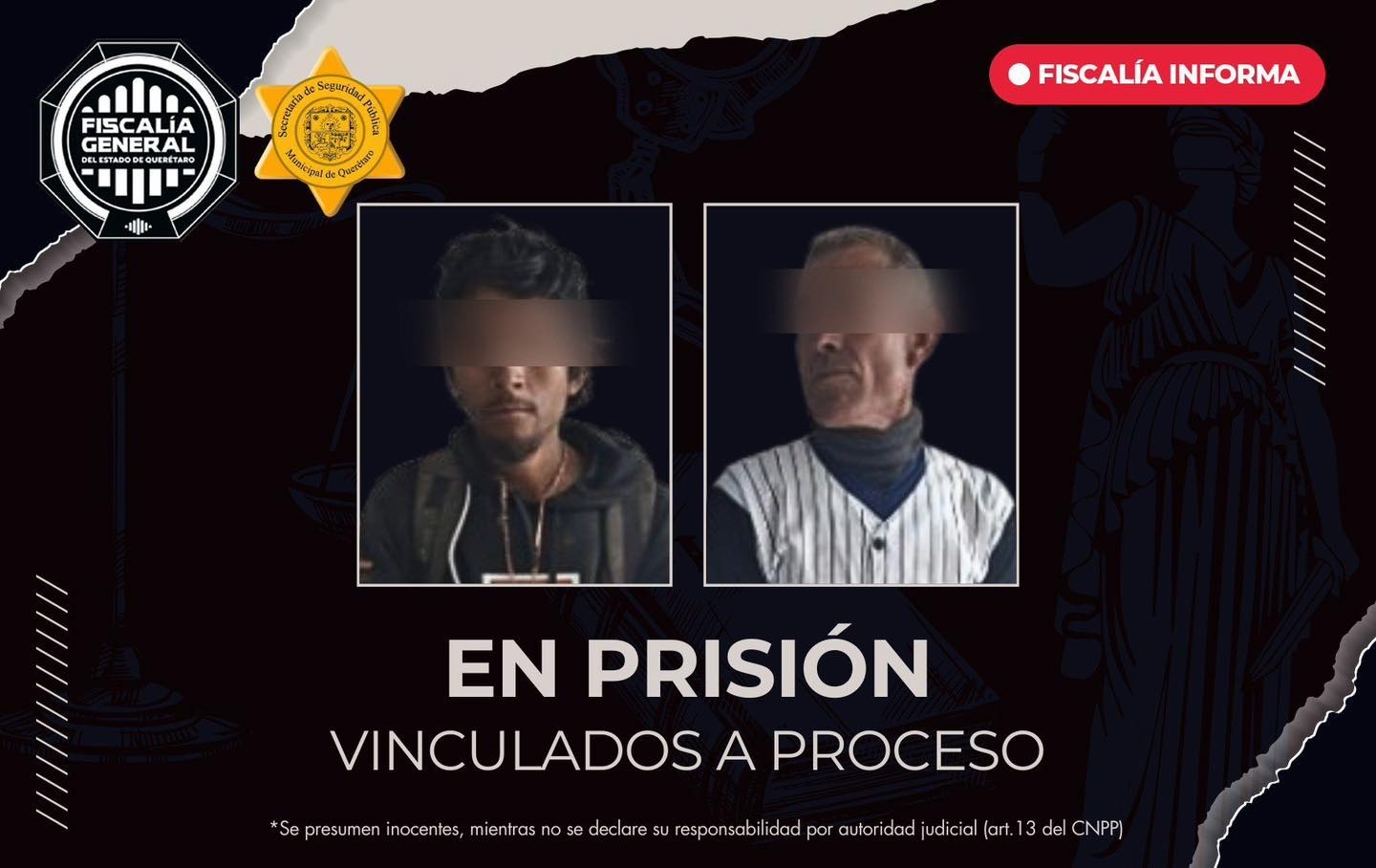 Vinculan a proceso a dos hombres por robo calificado detenidos en ...